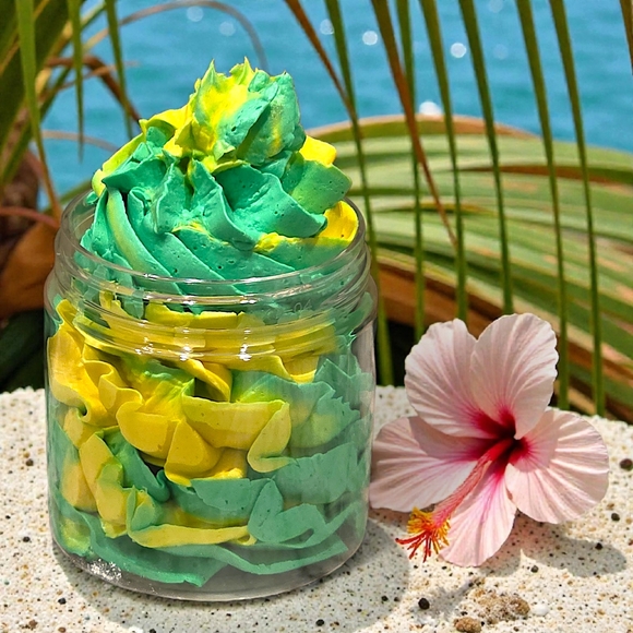 BUY NOW- 4oz Handcrafted Tropical Whipped Shaving Soap - Picture 6 of 9